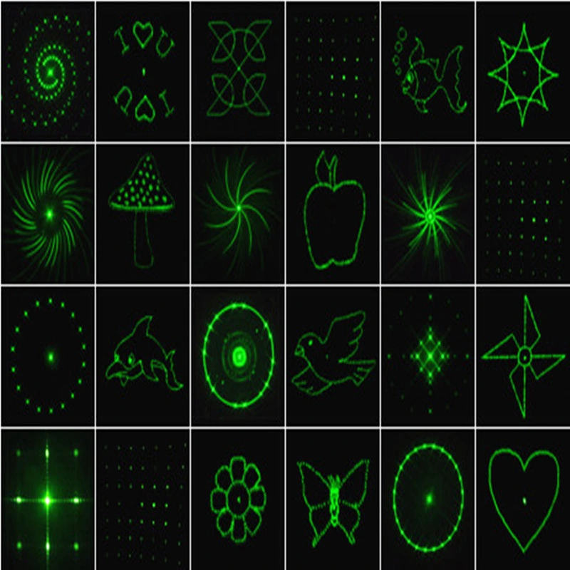 Atacado 24 padrões engraçado melhor luz laser Difraction DOE engraçado Lente de gradeamento