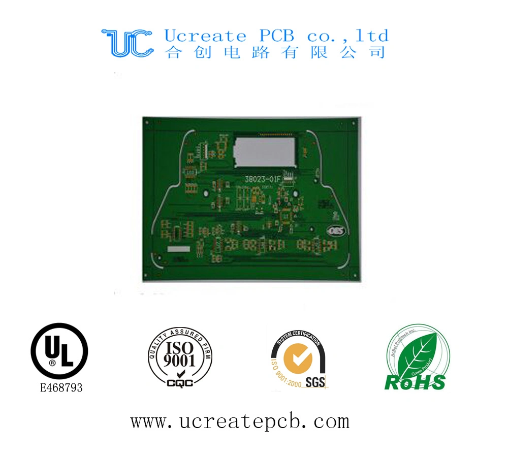 PCB Manufacturers PCBA Assembly Printed Circuit Board Supplier Green Silver Telecom Wireless PCB