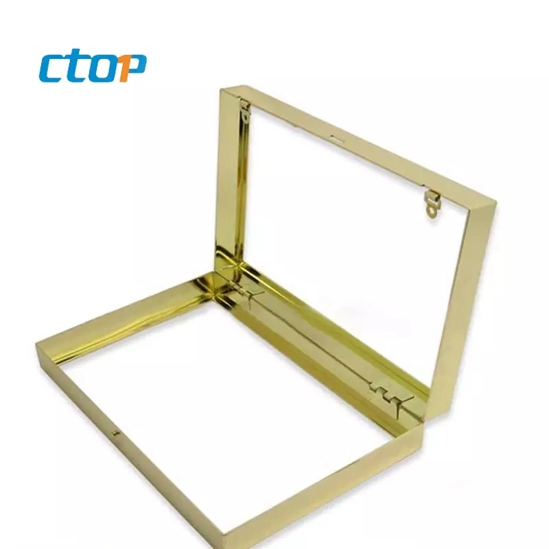 Light Gold Metal Purse Frame Hardware