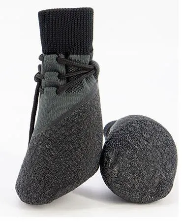 Outdoor Rubber Anti-Slip Waterproof Dog Shoestring Pet Socks Boots Shoe