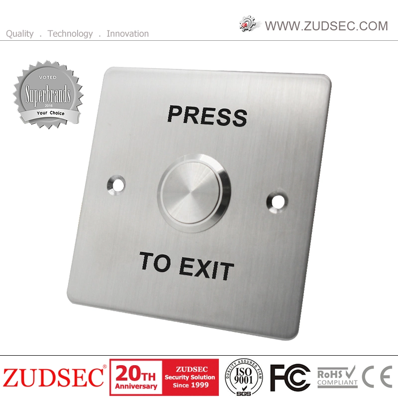 Waterproof IP68 Stainless Steel Piezoelectric Exit Touch Button Switch