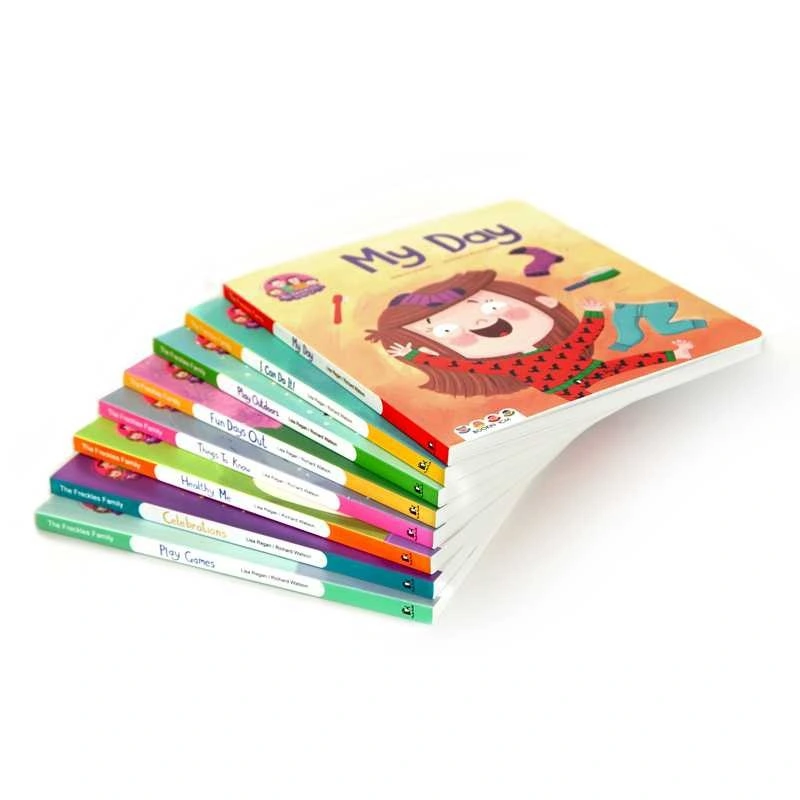 Hardcover Pefect Saddle Binding Children Brochure Puzzle Kids Catalog Booklet Spiral Diary Exercise Note Book Publishing Offset Cosmetic Printing Book Service