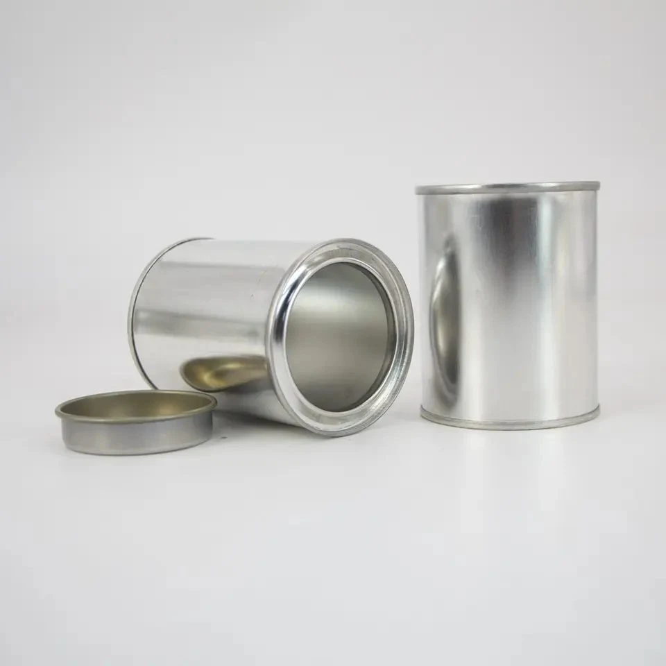 Paint Tin Cans Packaging Containers Round Metal Industrial Paint Glue Packing Tin Cans