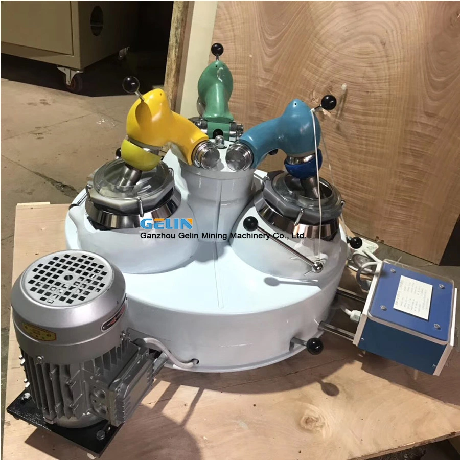 Laboratory Three Pots Separately Grinding Mill for Different Sample Materials