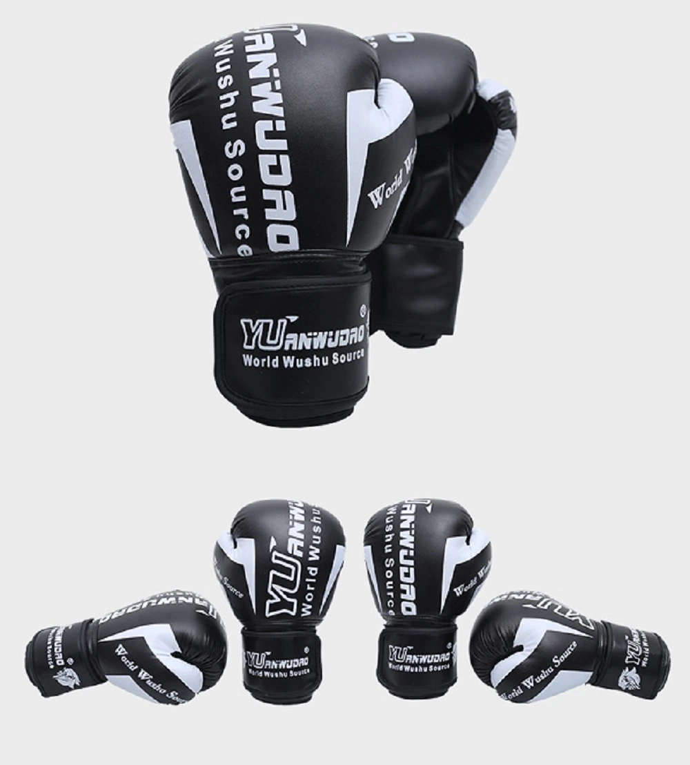 Guantes de boxeo para niños Guantes de boxeo Knockout Guantes de entrenamiento y sparring - Guantes de cuero premium para boxeo, kickboxing, lucha para hombres y mujeres Wbb17705