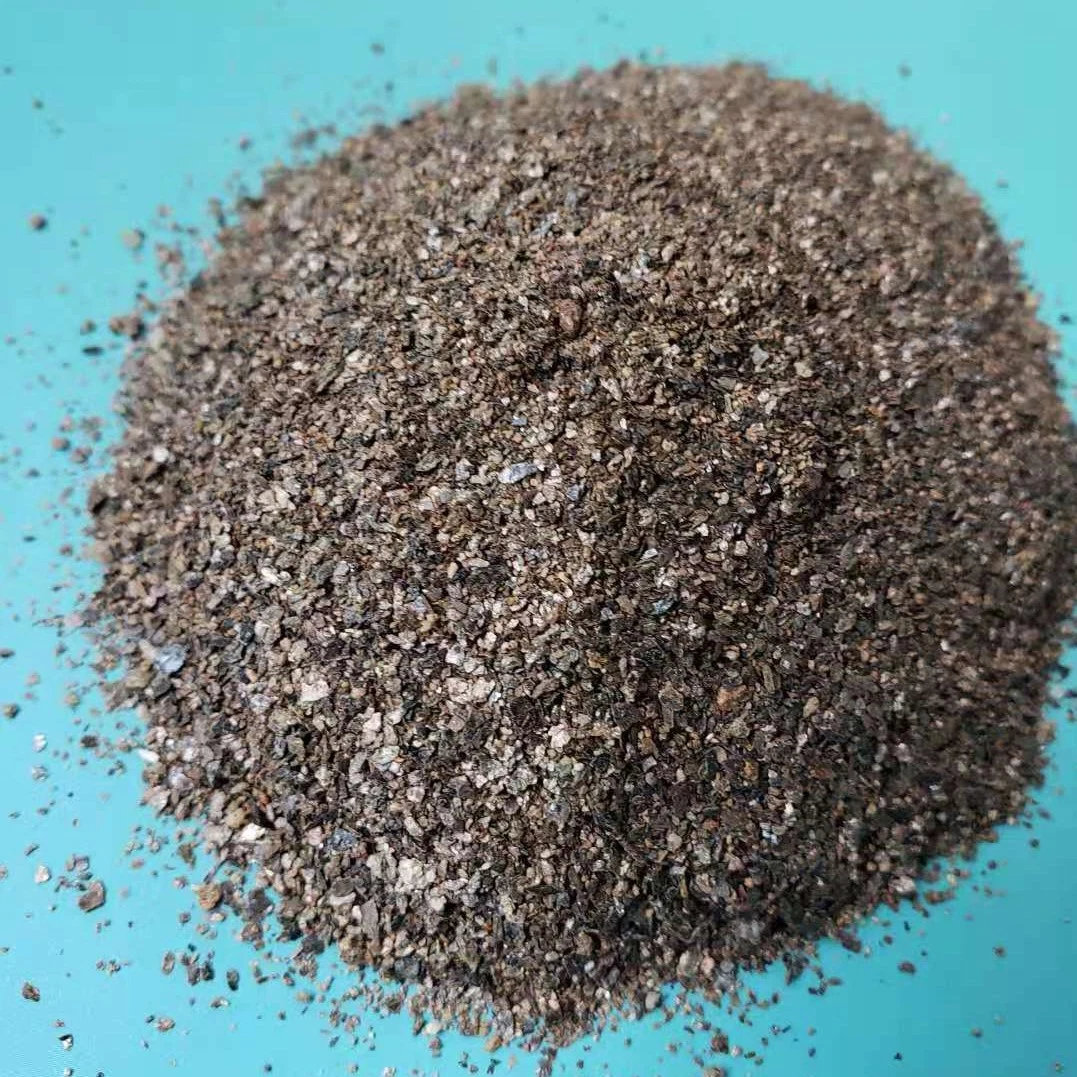 Factory Supply Golden Vermiculite Ore 0.3-1mm and 1-2.5mm (1500mts/Month) for Planting and Fertilizer