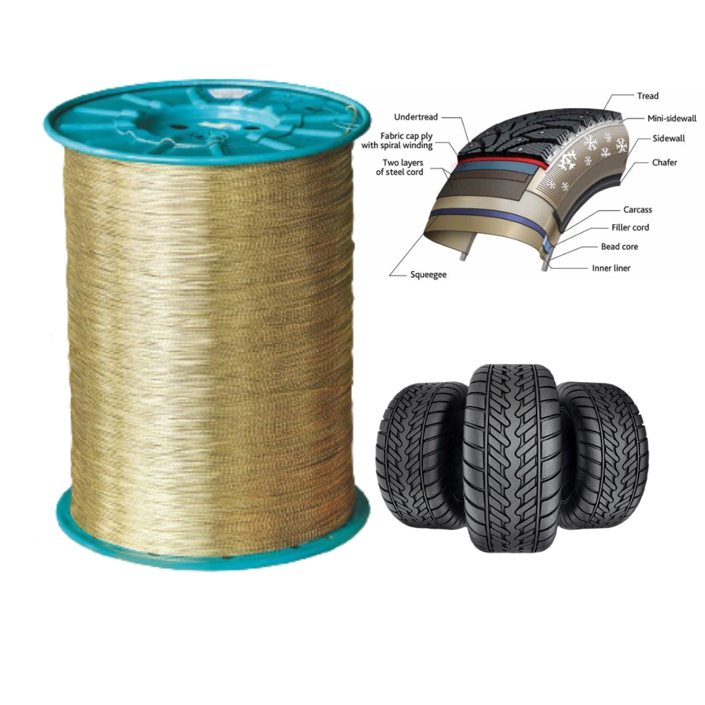 China Made Brass Plated Steel Cords for The Tyre Manufacturer