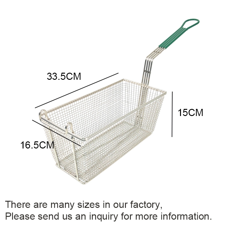 Restaurant Wire Frying Chip Baskets Stainless Steel Fry Basket Commercial Deep Fryer Basket