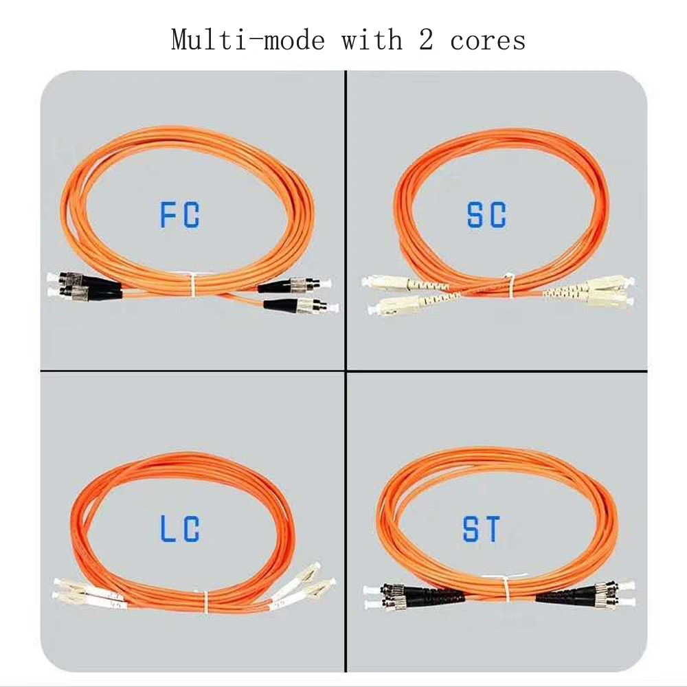 Kolorapus St-St Connector Patch Cord Multi Mode Fiber Optic Cable LSZH