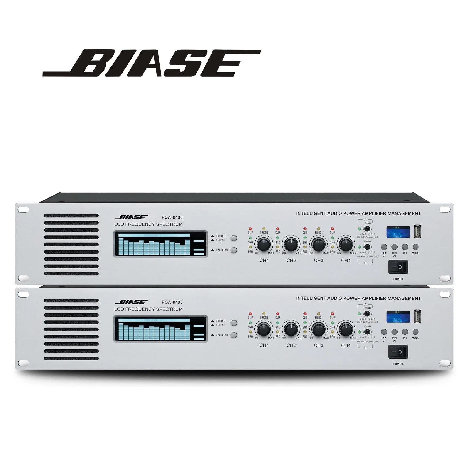 FQA-8400 Intelligent Professional Audio Power Amplifiers Management