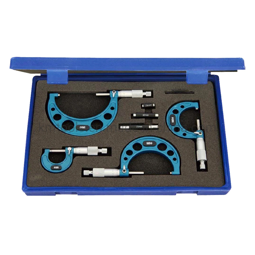 High Precision 0-12'' Outside Micrometer Set Quality Measuring Instrument