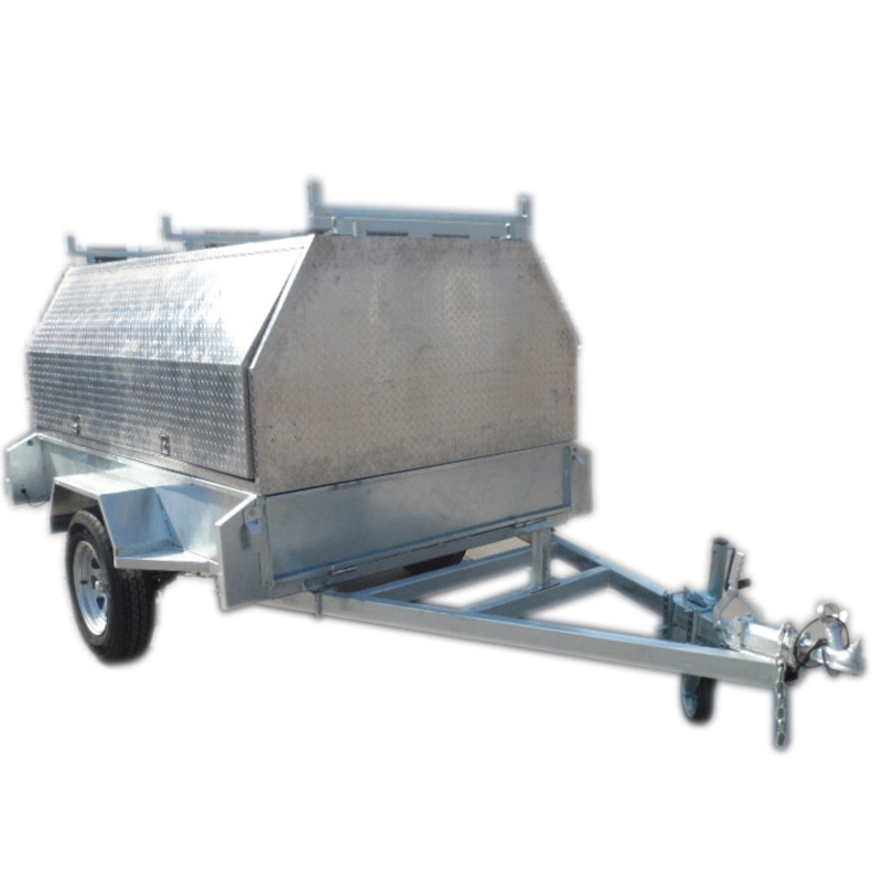 Aluminium Box Tandemtrailer Farm Trailer