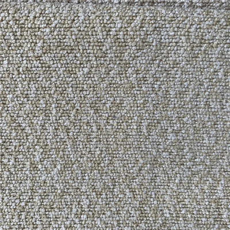 Decorative Little Boucle Plush Surface Coating Woven Fabric for Upholstery Furniture Sofa Chair