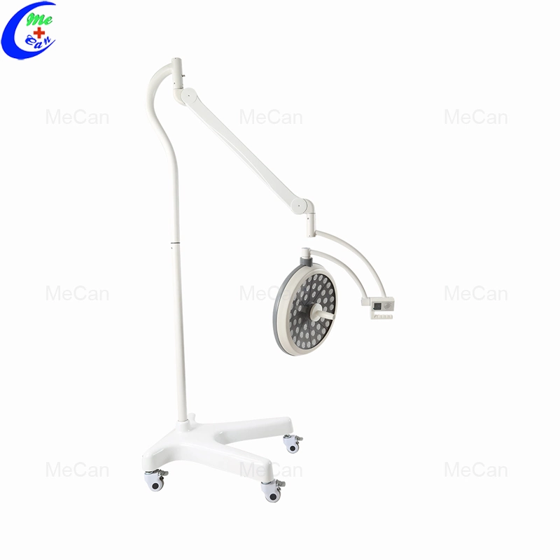 Operating Room Round Floor Type Mobile LED Surgical Lamp