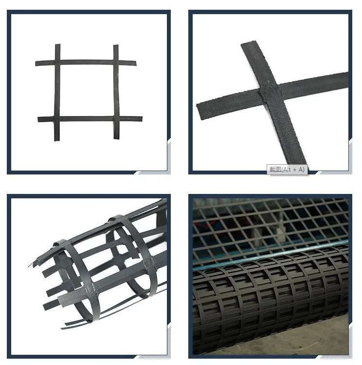 Width 1-6m Polymer Black Color High Strength and Bearing High Stability and Tensile Plastic Geogrid for Prevent Subgrade Cracking