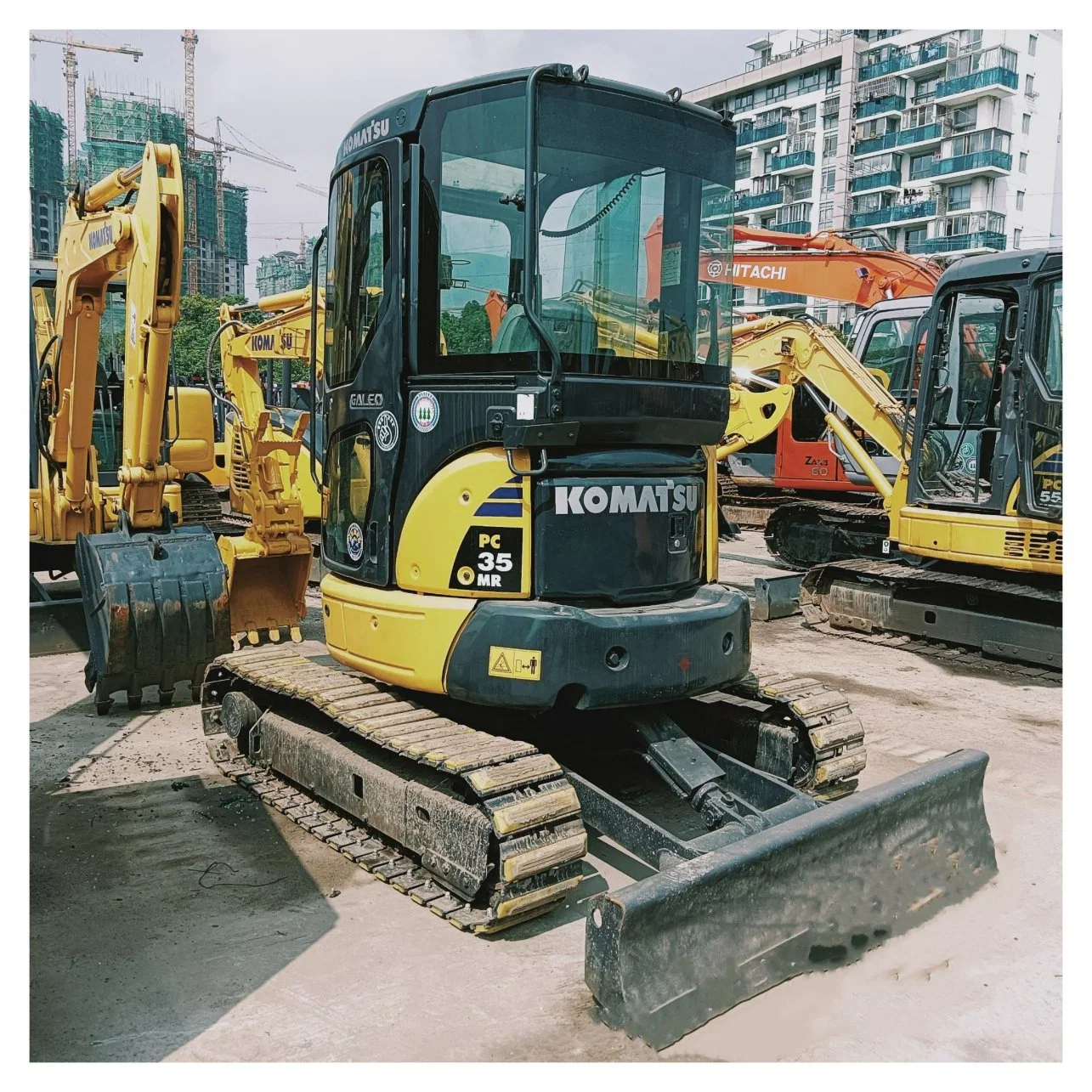 Second Hand Mini Excavator 3.5 Ton Construction Machine PC35mr-2 Used Komatsu PC35 Crawler Excavator