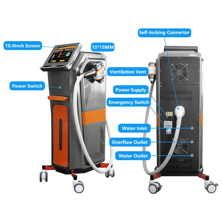 New Design Wavelength 810nm Diode Laser for All Skin 755 808 1064 Ice Cooling System Diode Laser Hair Removal Machine