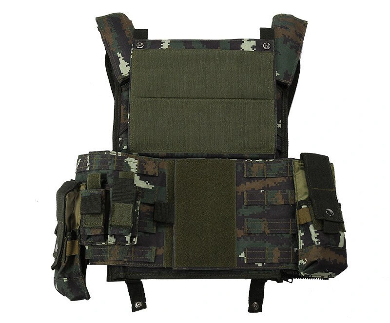 Outdoor Hunting Tactical Waistcoat Vest Military Police Army Style Apparel Molle Plate Carrier CS Jungle Training Vest (CY0078)