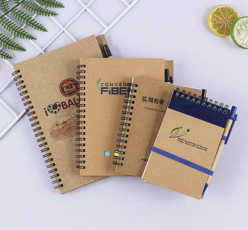 Custom Logo Creative Kraft Paper Notepad A6 Notebook Memo Scratchpads