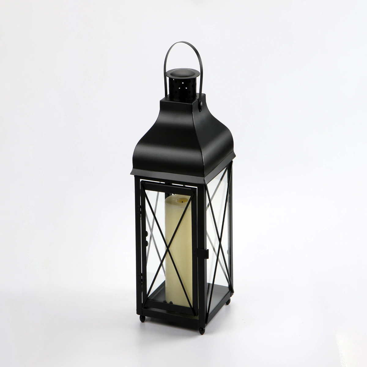 Lampe de table à personnalité créative, miroir croisé, style marocain exotique, décoration en fer forgé noir et blanc à deux couleurs, lanterne décorative pour la maison la nuit.