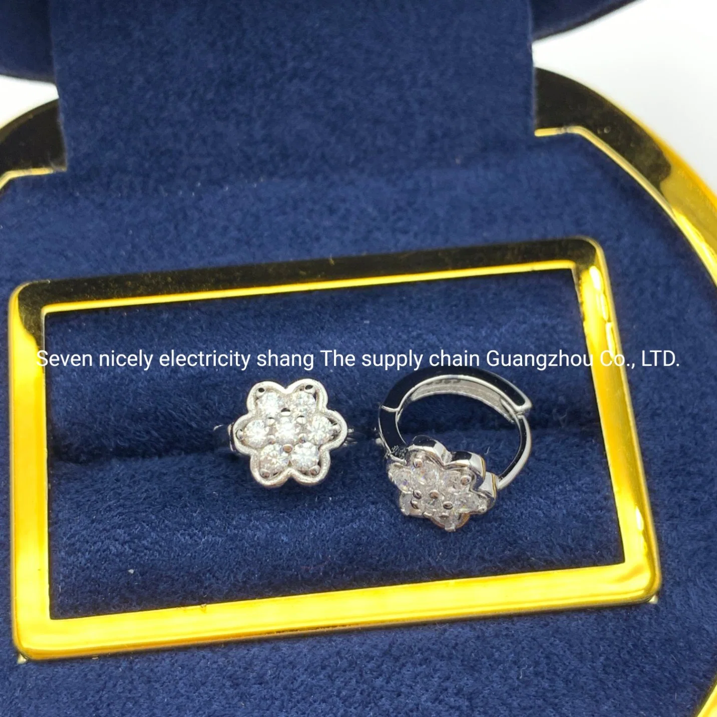 New Design 925 Sterling Silver Jewelry Flower Earrings Wholesale Replica Jewellry Birthday Gift