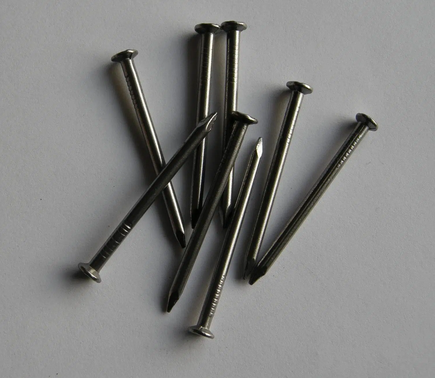 Factory Supply 25mm Silver Mild Steel Shuttering Round Head Common Nails