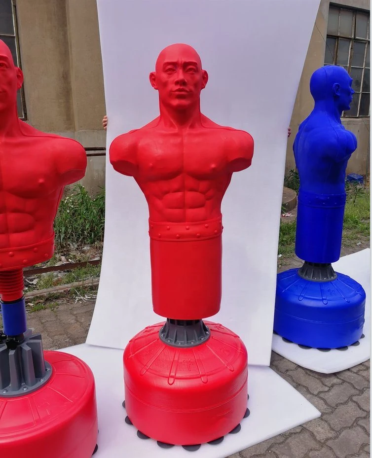 Af-31 Gym Equipment Free Standing Punching Bag Silicone Boxing Dummy Fitness Sports Equipment