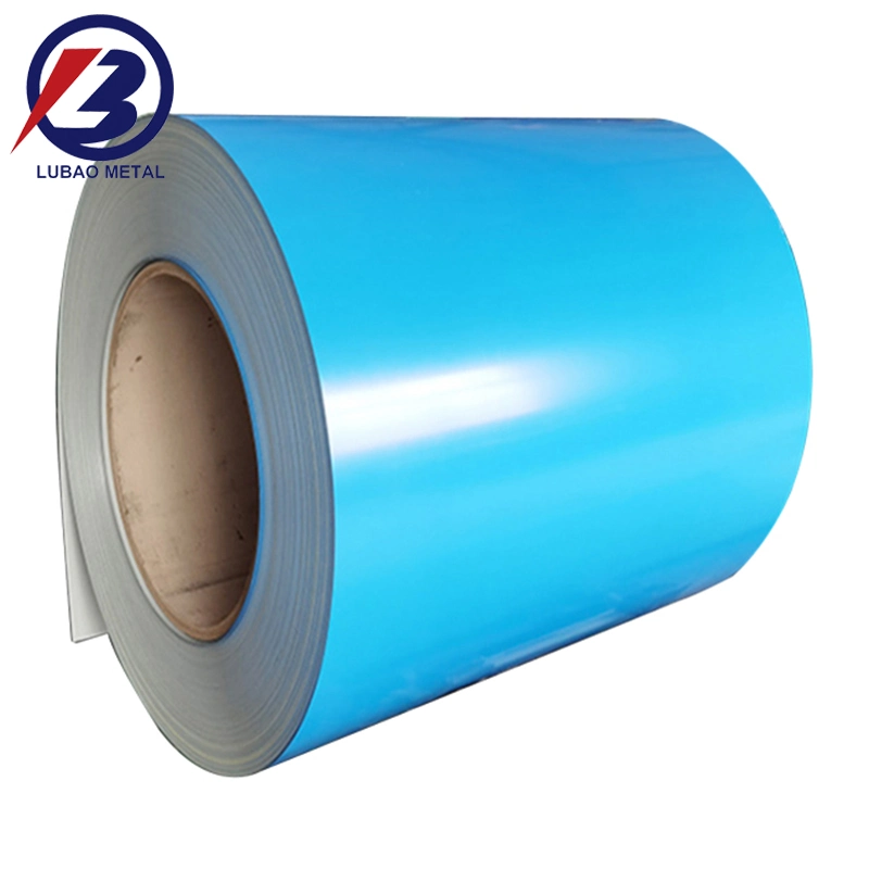 Building Material Top Paint 20 Micron Back Paint 7 Micron All Ral Color for Roofing PPGI Coil