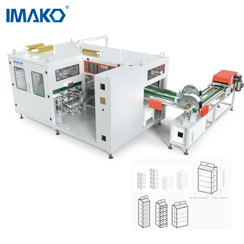 Automatic Toilet Roll Paper Packing Machine Adopts Intelligent Sealing System Fpr Bundling Packing