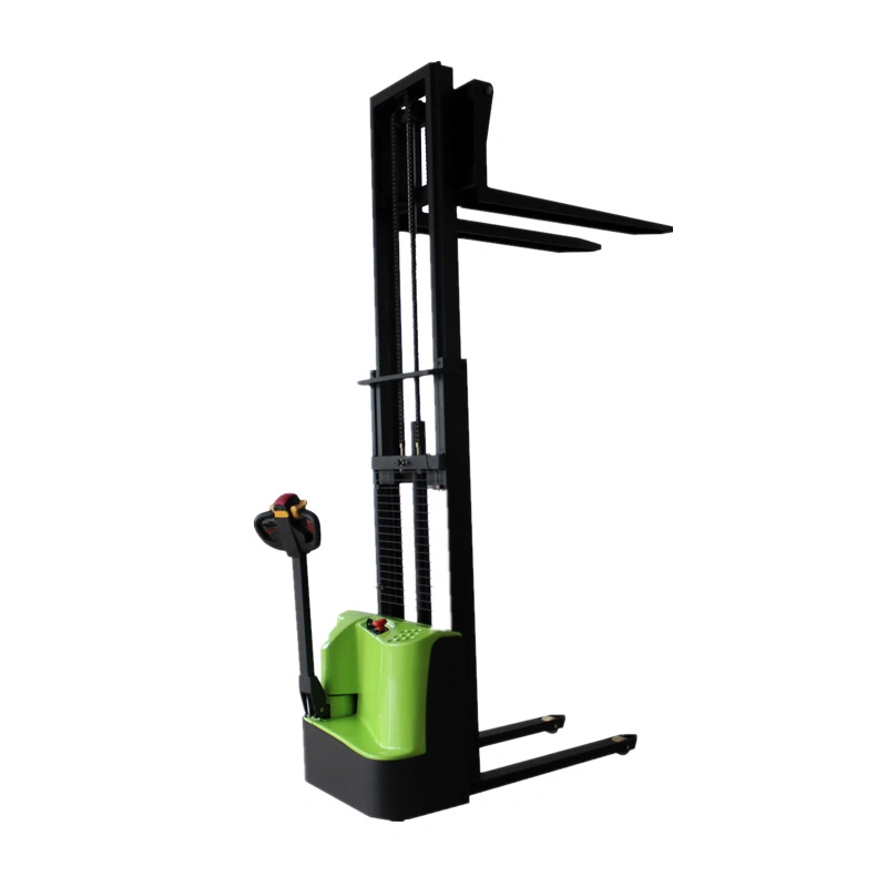 Full Electric hydraulic Forklift Reach Walking Type Stacker