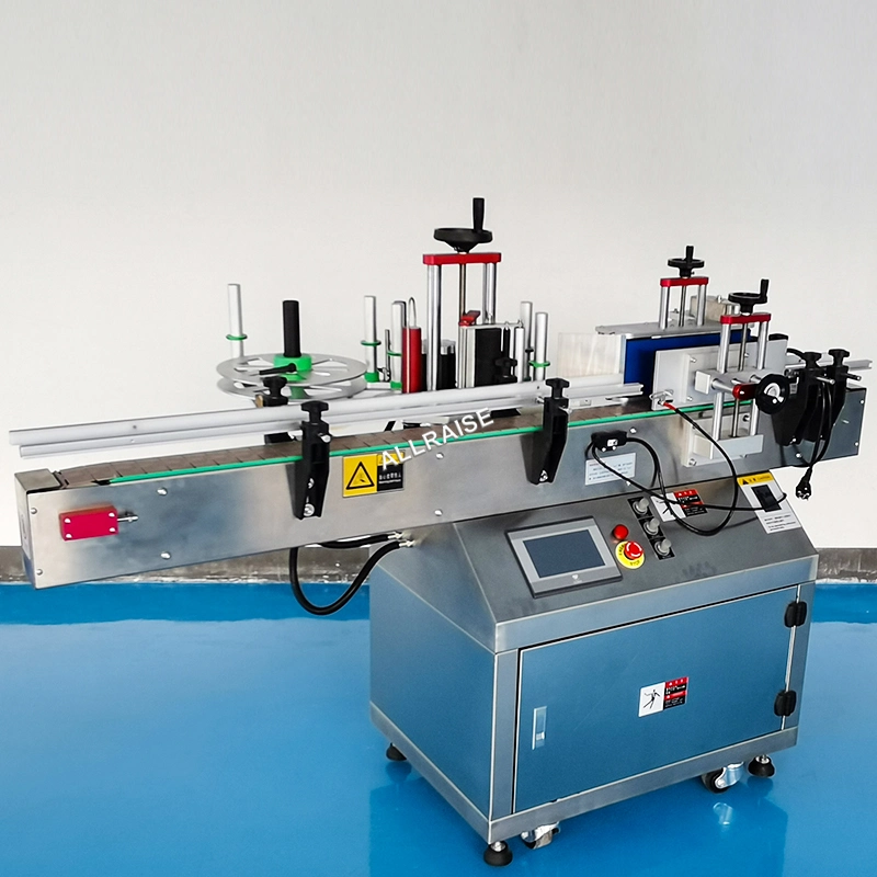 High Quality Automatic Round Bottle Positioning Labeling Machine for Paint Cans Bottle Label Applicator