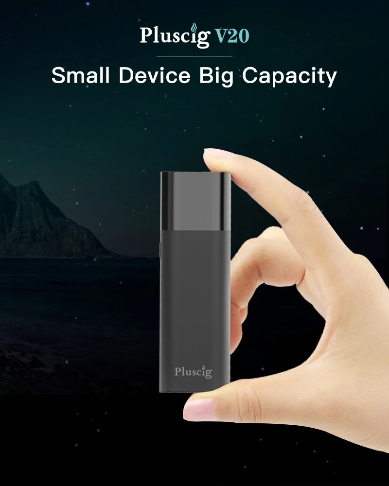 Corée Hotsell E-cigarette Heating Device 1500mAh Battery Heating Adjustable Pluscig V20