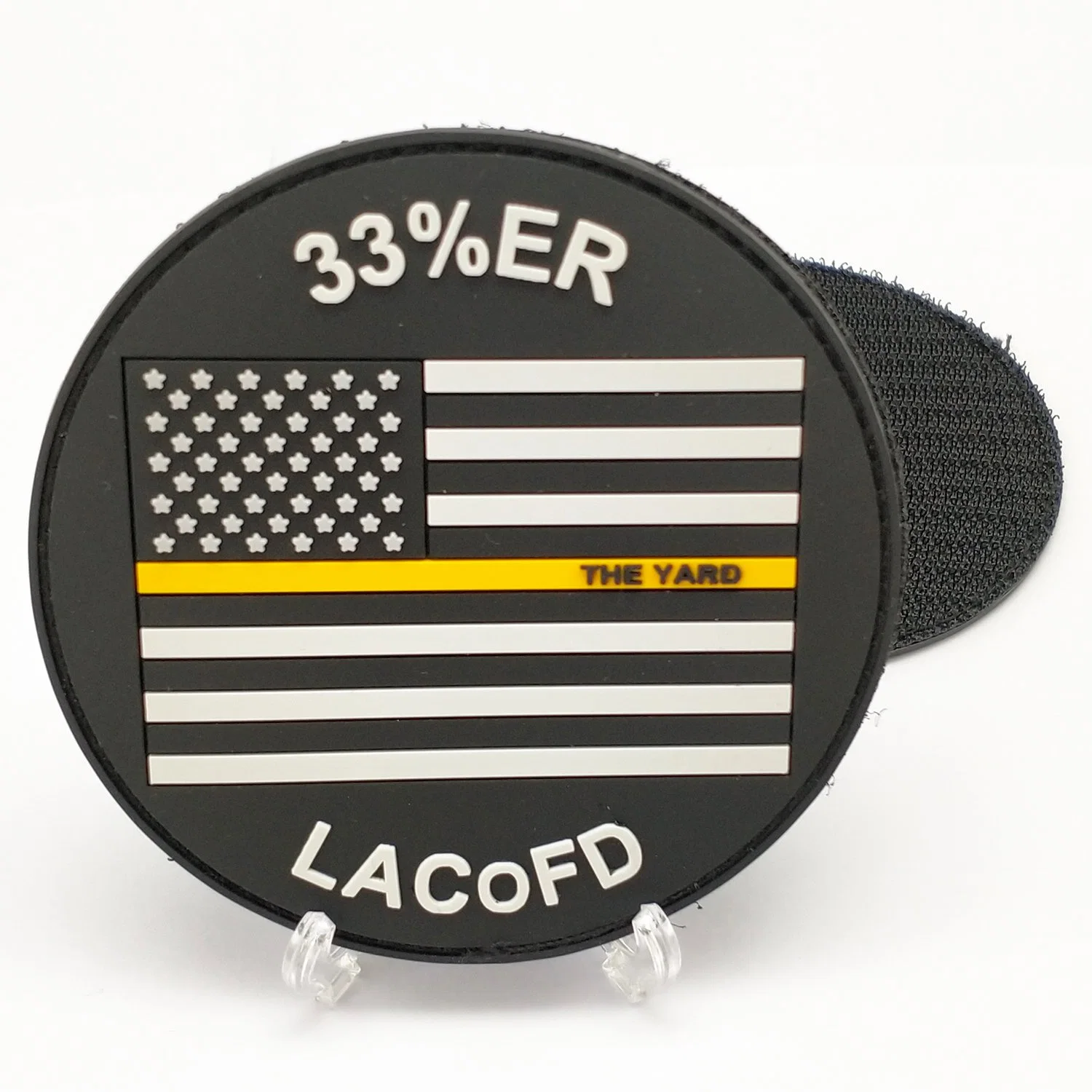 Customized Us Flag Soft PVC Rubber Logo Patches Garment Accessories Personalized Label in China Maker