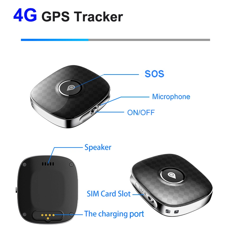 Usine d'approvisionnement 4G CE ROHS IP67 étanche Dispositif de suivi GPS de sécurité portable personnel avec localisation en temps réel sur Google Maps PM04C.