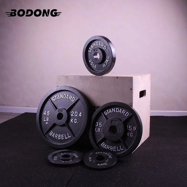 Certificated Home Gym Exercise Equipment Cheap Barbell Plates Standard Weight Plates