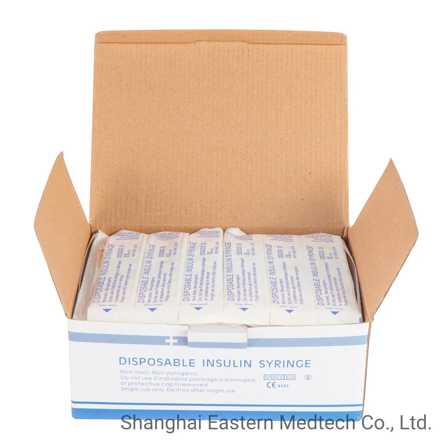 Hospital Equipment China Wholesale/Supplier Insulin Injection Disposable Sterile U-100 Insulin Syringe