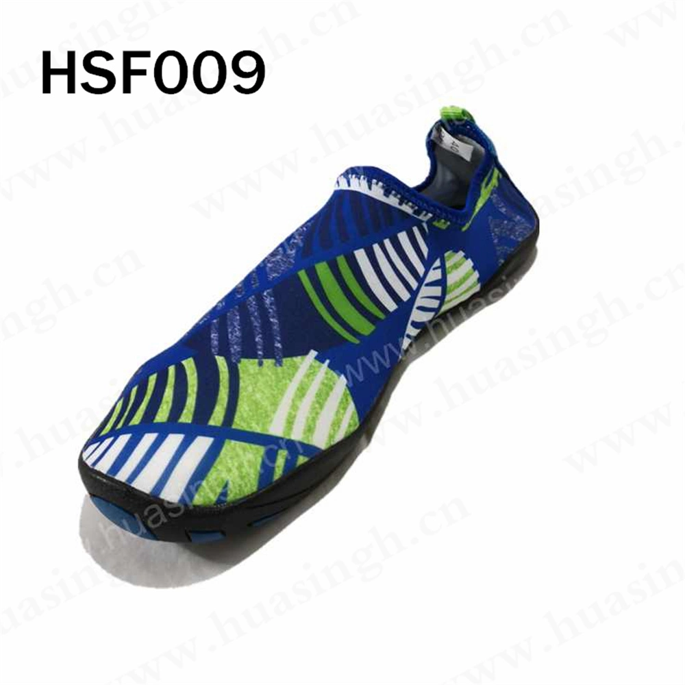 Zh, Quality Anti-Slip Jacquard Snorkeling Water Shoes for Unisex Barefoot Upstream Swimming Shoes Wholesale Hsf009