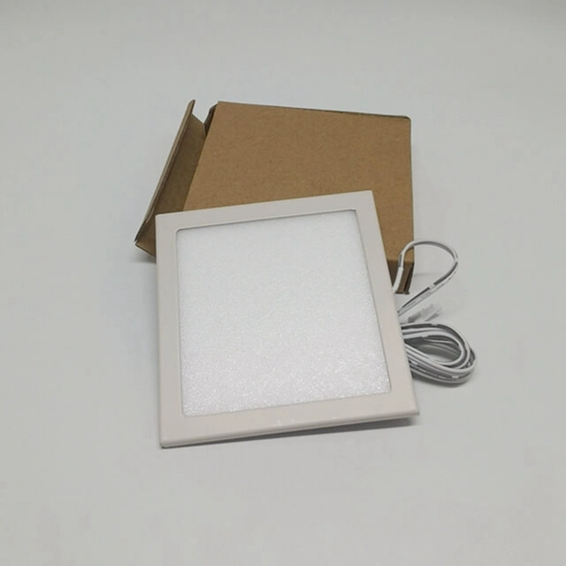 LED Slim Panel Spot Downlight SMD Ceiling Panel Mini LED Under Cabinet Light Round LED Puck Light Surface Mounted LED Panel Light