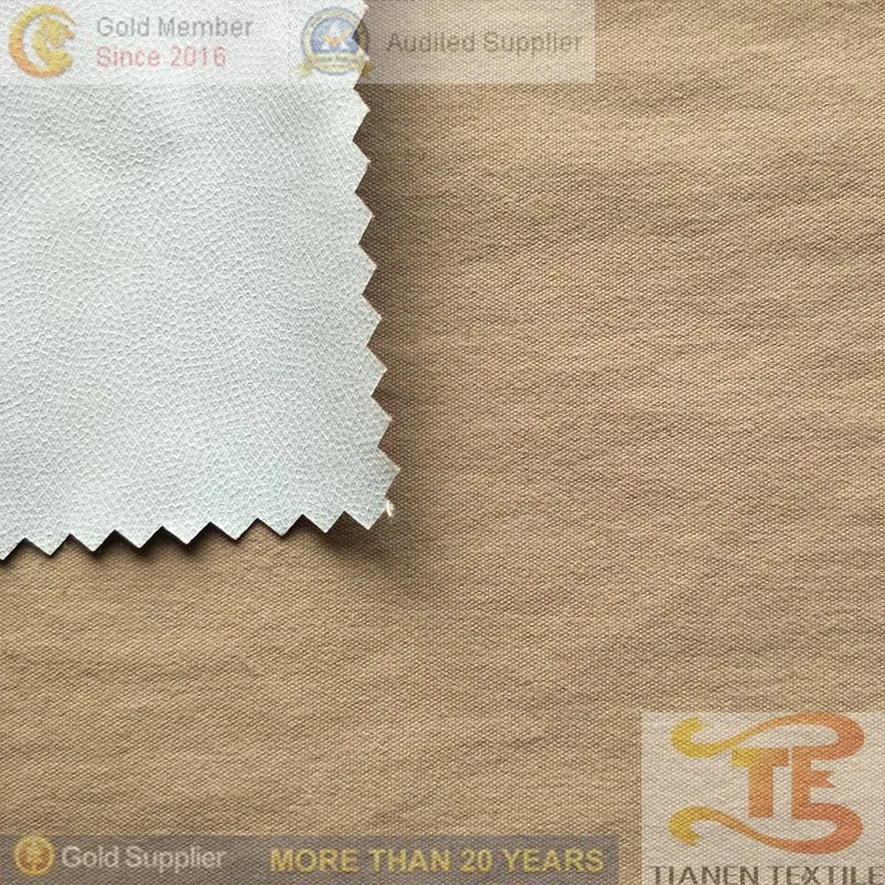 Plain Nylon Cotton Fabric with Membrance for Garment