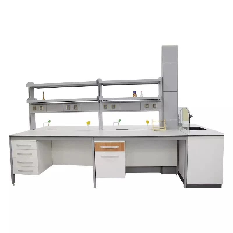 School Lab Furniture Student Chemistry Lab Bench with Cabinet