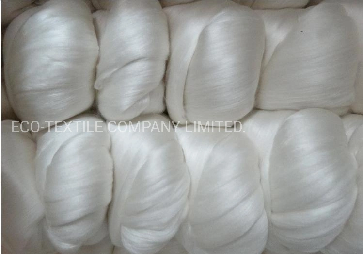 Natural Grado AAA Mulberry Silk Fibra Textiles para spinning