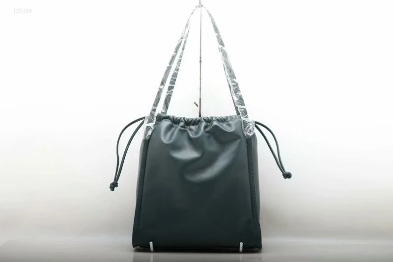 Daily Use Drawstring Cow Leather Tote Bag (F120194)