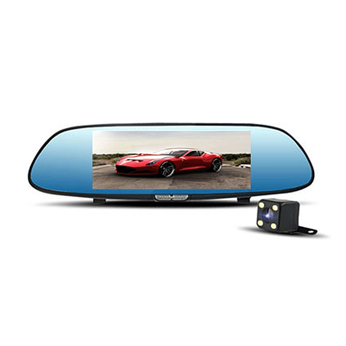 5" High-Definition with Lights Car Rear Mirror DVR