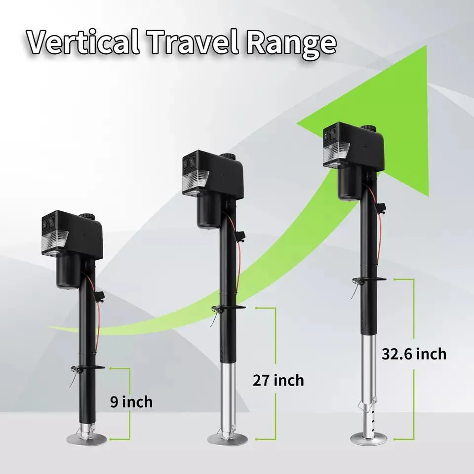 Electric a-Frame Trailer Jack up to 3500lbs Heavy Duty RV Electric Power Tongue Jack with Accessories Manual Crank Handle