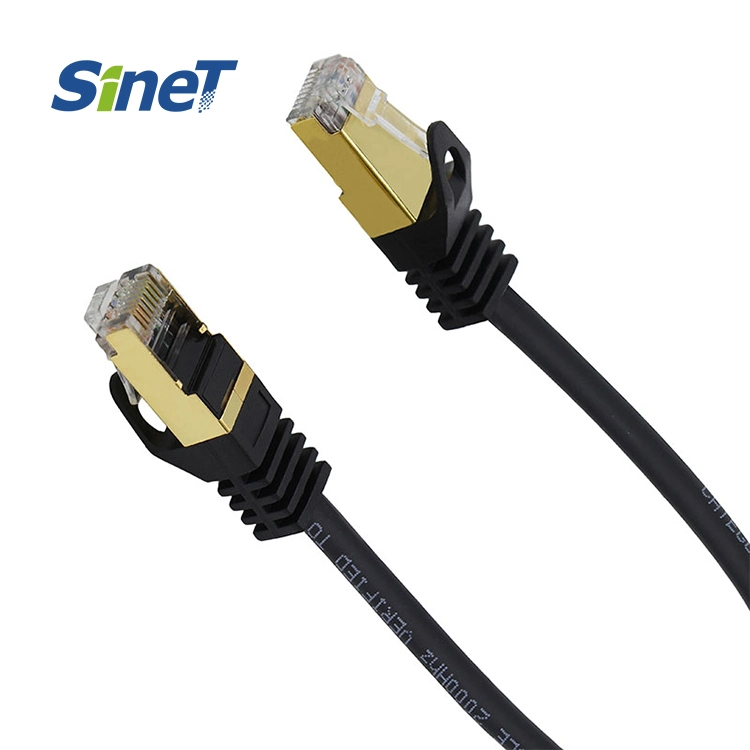 Cabo de rede RJ45 Ethernet blindado Cat 7 cabos patch Ethernet Cat7 para modem, router, LAN, PC 1 m 2 m 3 m 5 m 20 m 30 m.