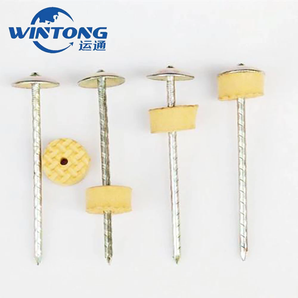 Wholesale Q235 Twisted Shank Galvanized Umbrella Head Roofing Nails