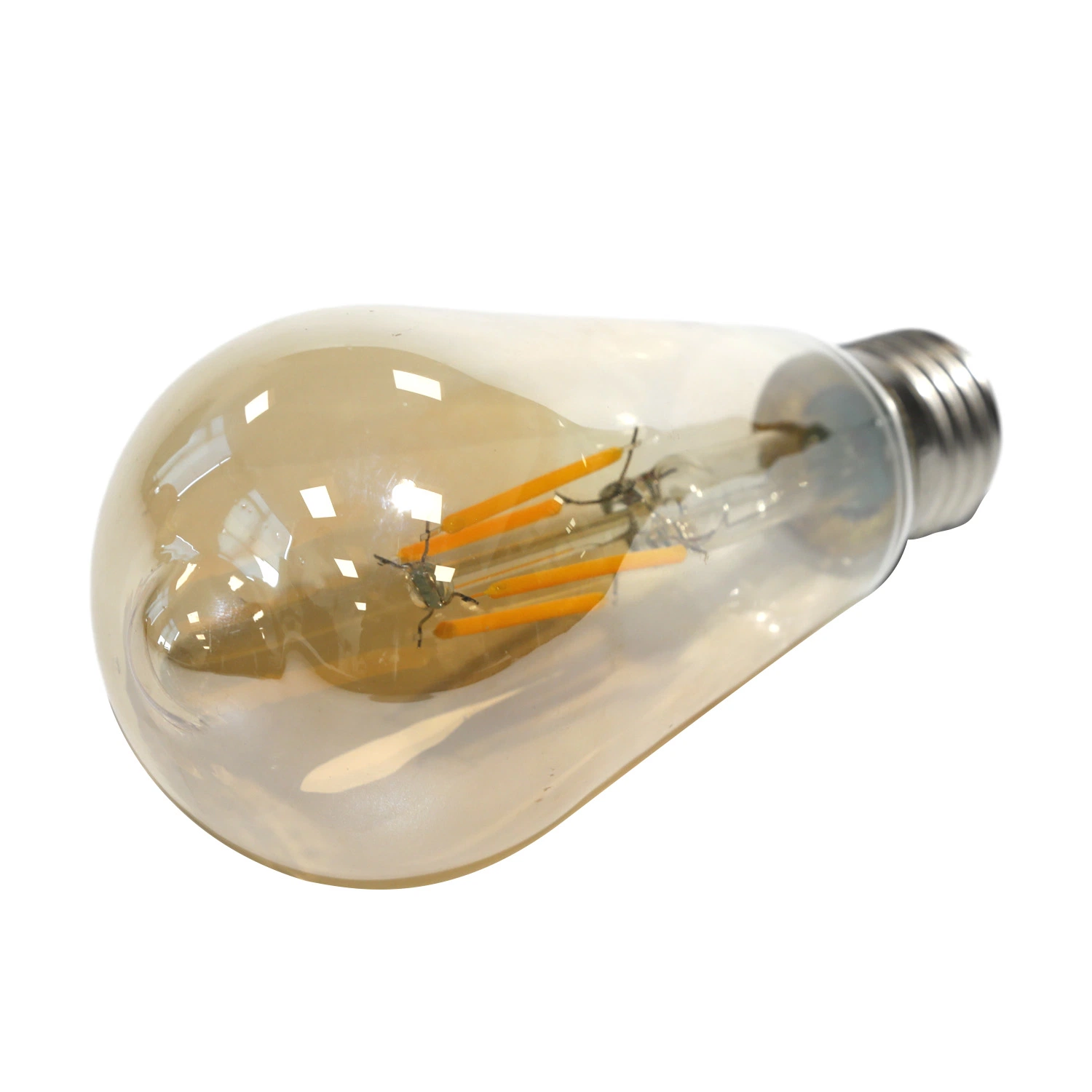 6W 8W E14 E27 G80 Clear Glass Candle Home Lighting Energy Saving Tungsten Lamp LED Filament Bulb, Edison Bulb