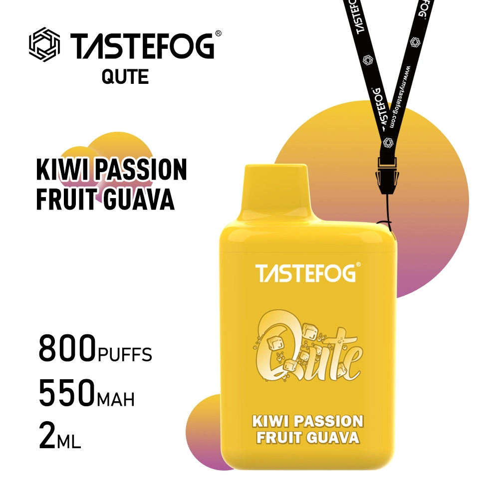 Tastefog Nuevo Estilo 800 caladas 2% 2ml Sabores de Frutas Kit de Vapeo Desechable en Venta Caliente