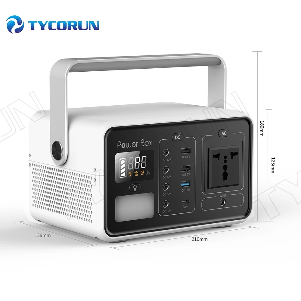 Vente chaude Tycorun 200W l'extérieur de la batterie de stockage portable d'énergie Alimentation de la table/mini convertisseur