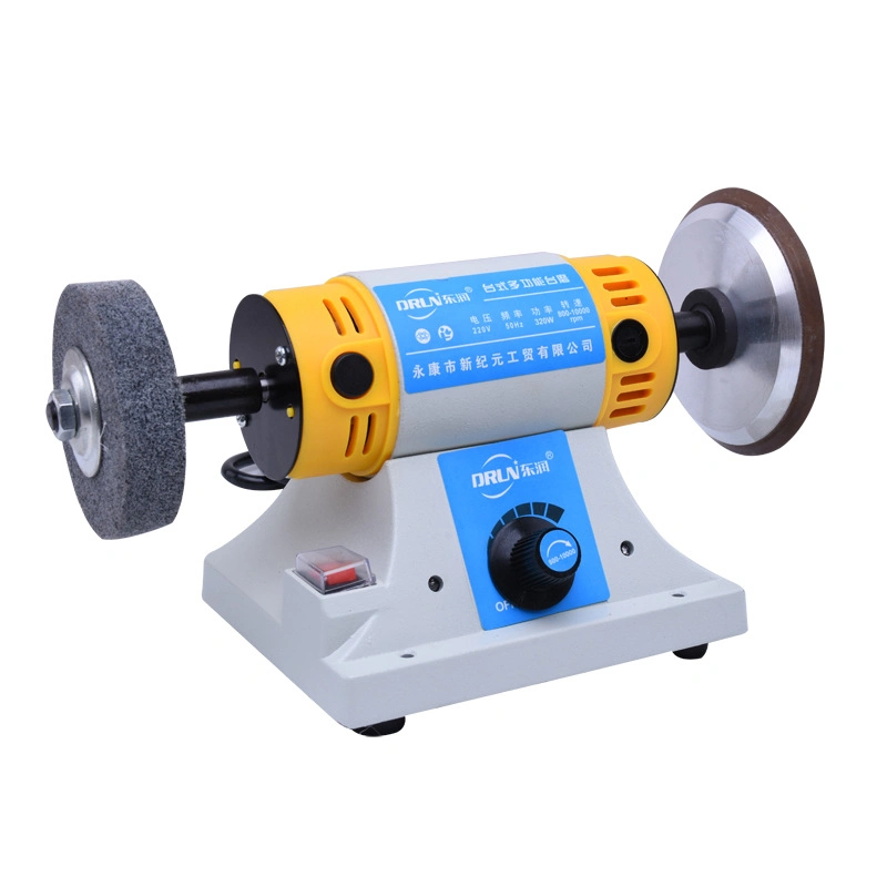 Stone Polishing Machine DIY Woodworking Jade Jewelry Dental Bench Lathe Machine Grinding Machine